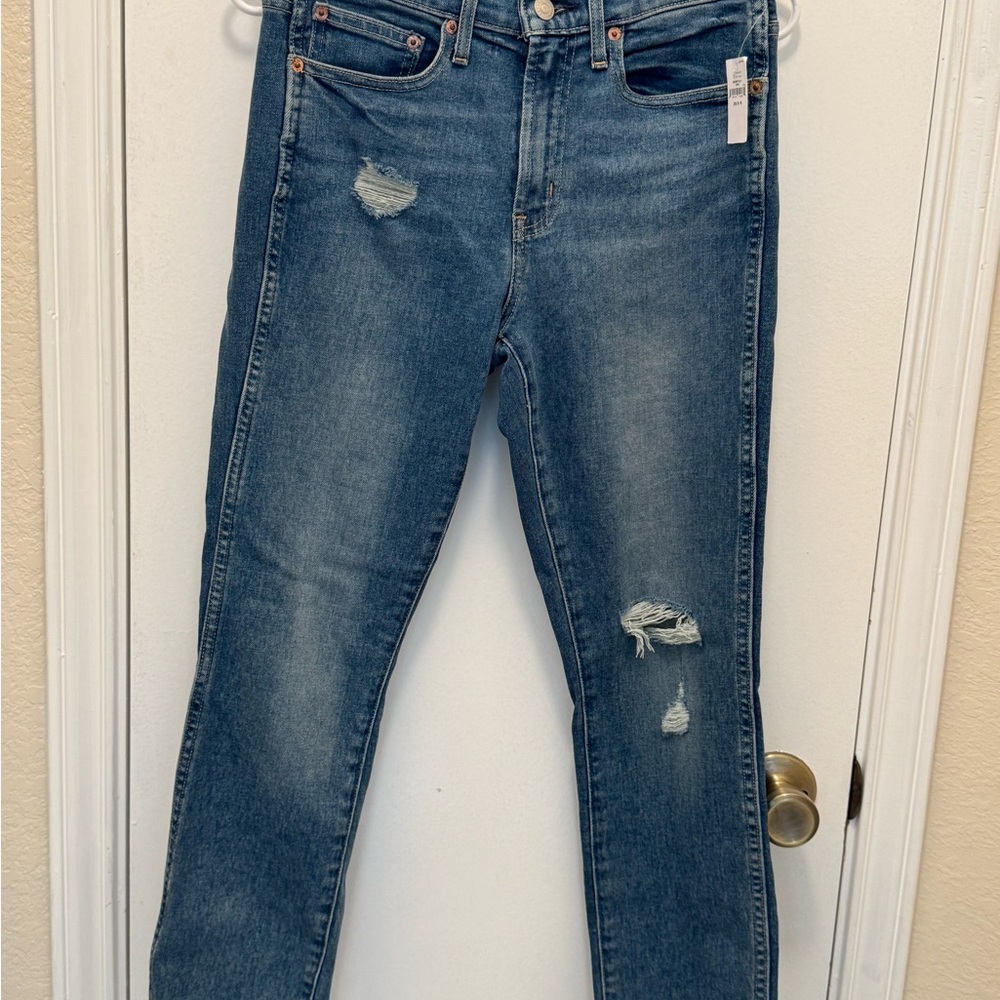 GAP Women's Classic Blue Straight Leg Jeans